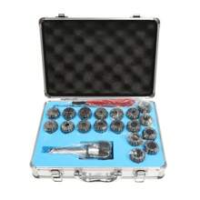 18PC ER32 Collet Set Clamping Range: 2-20mm Engraving Milling Turning Tool MT3 Shank ER32 Collet E32 Wrench
