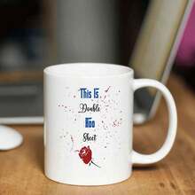 Humorous Gift Gift Design Spooky Halloween Gift - This Is Double Boo Sheet Angry Ghosts - 11 Oz White Ceramic Coffee Mug - 1 - Xem 2