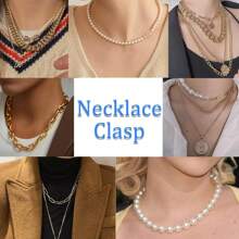 2/1 Pc Tiny S Necklace Clasp, Stainless Steel Double Opening Bracelet Shorteners Mini S Hooks Clips For Small Keychain, Bracelets, Pendant, Carabiner Necklace Jewelry Making - Multicolor - View 8