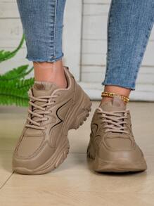Neue Damenschuhe mit Lederoberseite, die leicht zu reinigen sind, dicke & weiche hochelastische Sohlen, lässige super leichte Plateau-Sneaker, Damen- und Kindervarianten, sportliche Sneaker, beliebte saisonale Modenschuhe für Damen, geeignet für Outdoor, Reisen, Freizeitaktivitäten