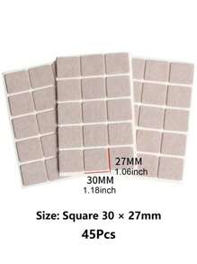 Thicken Self Adhesive Felt Chair Leg Pads Floor Protectors Furniture Legs Table Leg Covers Round Bottom Abrasion-Resistant Anti-Slip Pads