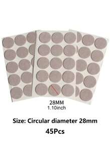 Thicken Self Adhesive Felt Chair Leg Pads Floor Protectors Furniture Legs Table Leg Covers Round Bottom Abrasion-Resistant Anti-Slip Pads