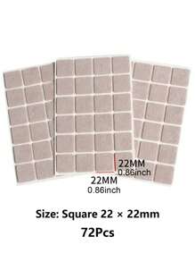 Thicken Self Adhesive Felt Chair Leg Pads Floor Protectors Furniture Legs Table Leg Covers Round Bottom Abrasion-Resistant Anti-Slip Pads