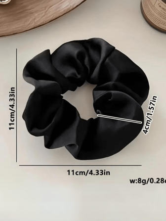 2/3/4/5 Stück seidige Satin Scrunchies Haaraccessoires, Ballettock Halter, geeignet für verschiedene Haarmassen, Mehrzweck für Mädchen und Frauen, Herbst/Winter