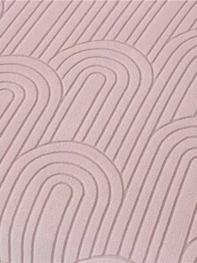 1 件拱形入口图案可折叠沙发床罩，涤纶现代简约提花弹力无扶手沙发套，加厚防滑，适合客厅家庭使用 - 粉色 - 查看 6