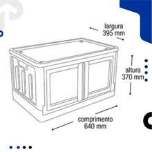 Modular Foldable Organizer With Double Door 75 Liters Large Modular Plastic Closet - 黑色 - 查看 4