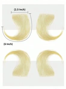 Edges Hair 613 金色透明蕾丝婴儿头发条纹适用于边缘可重复使用蕾丝发际线真人头发假边缘 2 件边缘蕾丝前假发真人头发女士 - S613 - 查看 5