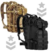 Mochila Militar Tática Impermeável Estilosa 30 Litros Multifuncional Prática - Preto - Visão 10