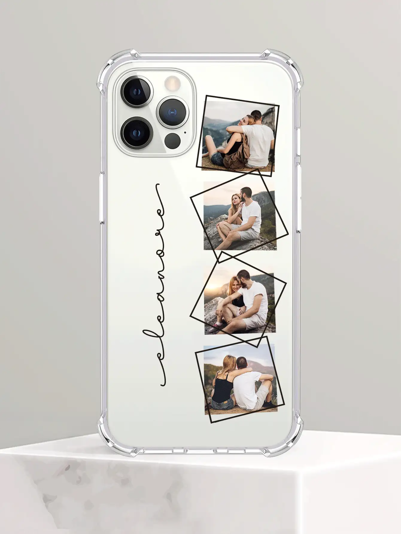 Ốp điện thoại DIY dễ thương 1 chiếc, tùy chỉnh album ảnh gia đình/cặp đôi/thú cưng, tương thích với S22/S23 Ultra, A14, 11/12/13/14/15 Pro Max. Trong suốt, thời trang, nhiều màu sắc, tương phản, ốp điện thoại đồng bộ, cá nhân hóa, độc đáo, tùy chỉnh, quà tặng lý tưởng cho người yêu, bạn trai, bạn gái, gia đình, bạn bè, ông bà, cặp đôi, kỷ niệm, sinh nhật, lựa chọn theo mùa, ốp điện thoại, quà tặng mùa xuân thẩm mỹ, kỷ niệm, ốp lưng. - Trong sáng - Xem 2