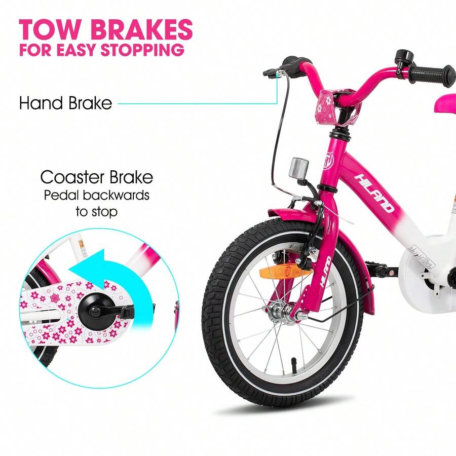 HILAND HILAND Kids Bike For Boy And Girl Ages 27 Years Old, 12 14 16