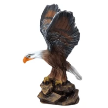 American Eagle With Spread Wings Large Decoration - 摩卡棕 - 查看 4