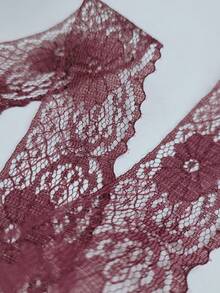 Rigid Lace 3.8cm Wide Crafts Haberdashery Dresses Fashion Piece With 20 Meters - Does Not Stretch - 查看 4