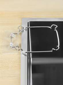 不锈钢三孔过滤器，三孔过滤器，水槽过滤器，厨房剩菜沥水篮，侧边水槽过滤器，角落水槽过滤器，厨房水槽网袋，厨房用品，厨房配件，厨房工具 - 彩色 - 查看 8