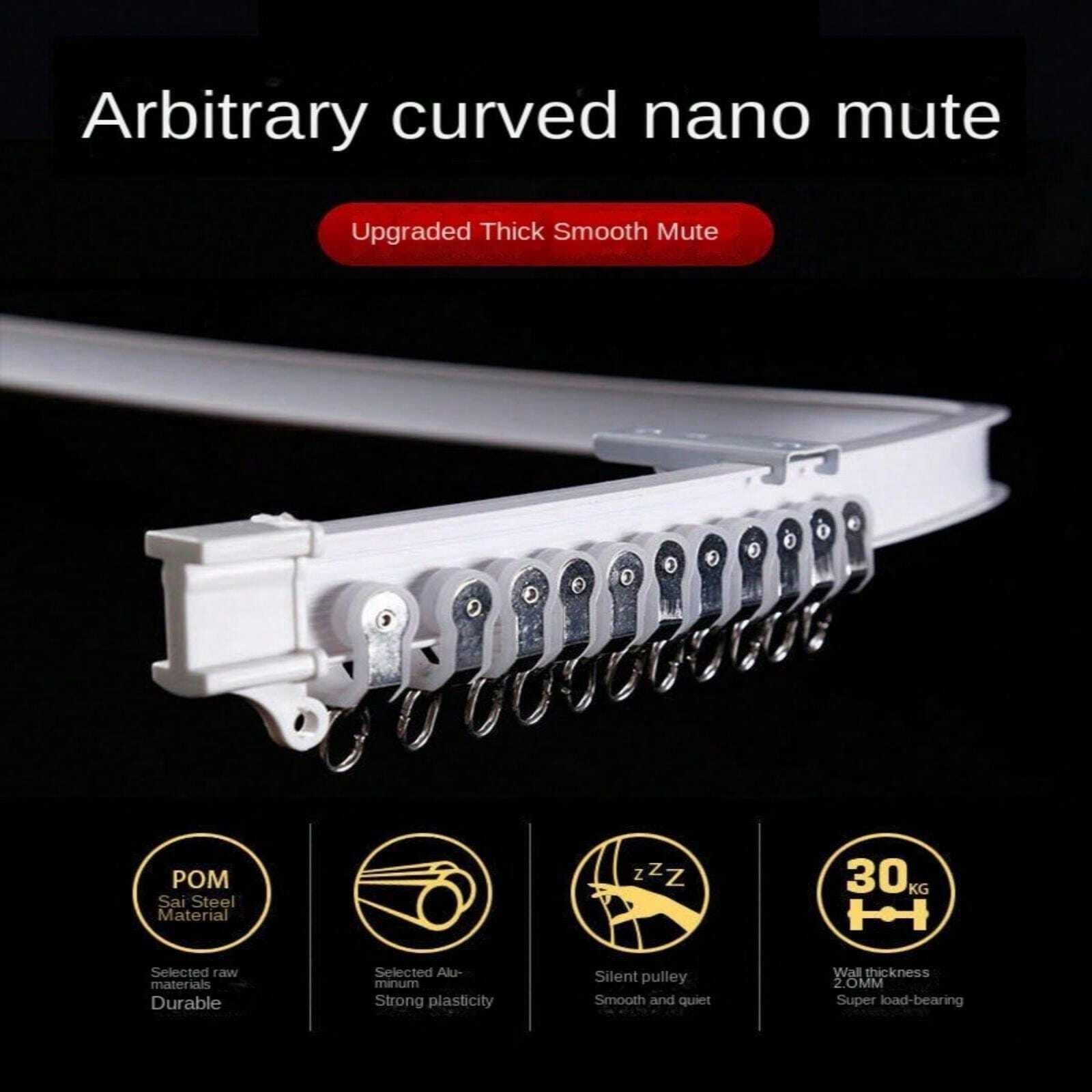 One 1m To 8m Flexible Ceiling Curtain Track For Curtain Track Ceiling