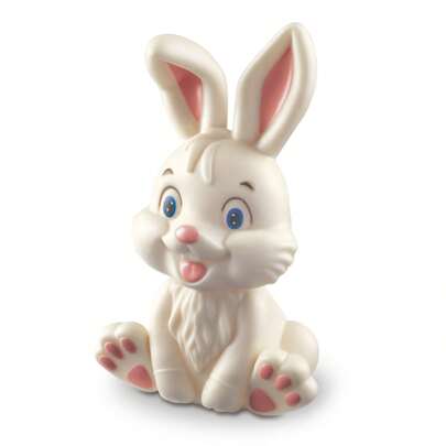 Animal de Brinquedo Soft Coelho Para Bebe Mordedor Banho