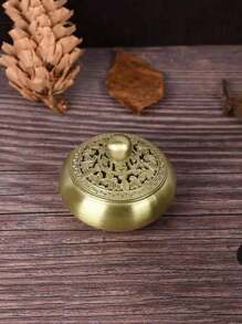 1 pièce Mini théière brûle-encens, petit brûleur d'aromathérapie, brûleur d'encens de bois de santal vintage - cyan antique - Voir 15