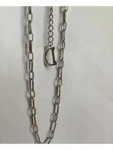 Women's Belt Metal Chain Fashion Launch - Model W30 - 銀色 - 查看 2