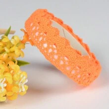 2 Yards Korean Style Pastoral Aesthetic DIY Handmade Fabric Monochrome Lace Trim Decoration - Multicolor - View 27