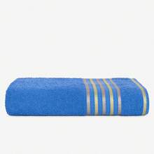 Kit 3 Large Thick Plush Bath Towels 100% Cotton Great Absorption Jasmine 70x140cm - Màu xanh lam - Xem 1