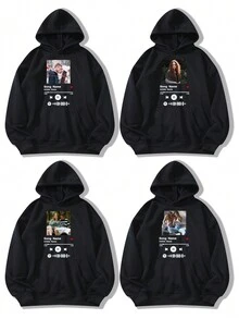 个性化照片连帽衫、定制家庭聚会/团体服装、婴儿/朋友/情侣/宠物节日照片、秋季服装、秋季上衣、女士上衣、冬季上衣、秋季女装、黑色连帽衫、节日礼物、情人节礼物、万圣节礼物、感恩节礼物、圣诞节礼物、周年纪念礼物、结婚礼物、送给挚友的礼物。