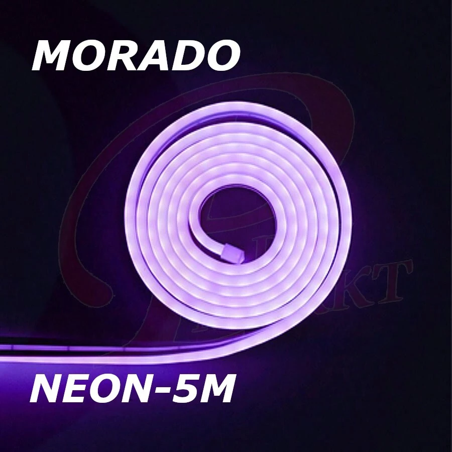 TIRA DE NEON FLEXIBLE - Morado - Ver 1