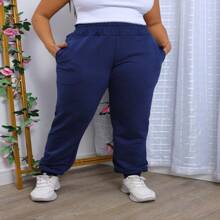Women's High Waist Jogger Pants Super Trend: Modern And Stylish Available In Sizes: S, M, L, XL And XXL. - 藏蓝色 - 查看 2