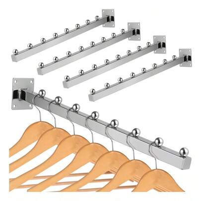 5 Piezas Longitud 40 Cm Cascada Exhibidor De Ropa Para Pared