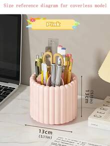 Hộp đựng đồ để bàn dung tích lớn xoay 360°, thích hợp cho phòng tắm, đồ trang điểm, chăm sóc da, son môi, đồ trang sức, cọ phấn - Nhiều màu - Xem 9