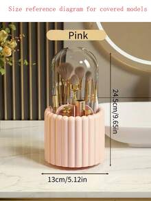 Hộp đựng đồ để bàn dung tích lớn xoay 360°, thích hợp cho phòng tắm, đồ trang điểm, chăm sóc da, son môi, đồ trang sức, cọ phấn - Nhiều màu - Xem 10