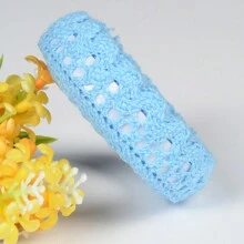 2 Yards Korean Style Pastoral Aesthetic DIY Handmade Fabric Monochrome Lace Trim Decoration - Multicolor - View 18