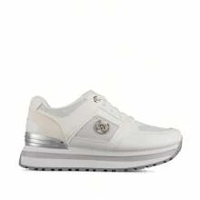 Weide Tenis Mujer Plataforma, Zapatillas de Mujer Cómodas y Estilosas para Deportes y Actividades al Aire Libre - Blanco - Ver 9