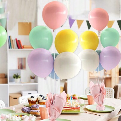 1 Set Balloon Stand Kits, Balloon Sticks Holder With Colorful Base For Gender Reveal Party First Birthday Shower Party Decorations Supply(4 Colors Base)