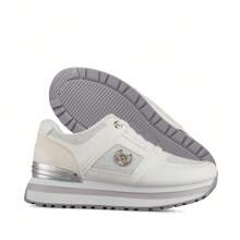 Weide Tenis Mujer Plataforma, Zapatillas de Mujer Cómodas y Estilosas para Deportes y Actividades al Aire Libre - Blanco - Ver 10