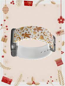 姜饼人 1 件女士和男士时尚休闲多色硅胶表带配 Apple Watch 表带 38mm 40mm 41mm 45mm 44mm 42mm 46mm 49mm 表带，柔软、有弹性、透气舒适表带替换表带 Apple Watch Ultra 系列 10/SE/9/8/7/5/4/3/2/1 智能表带配件 - 42mm/44mm/45mm/49mm(46mm S10) - 查看 6