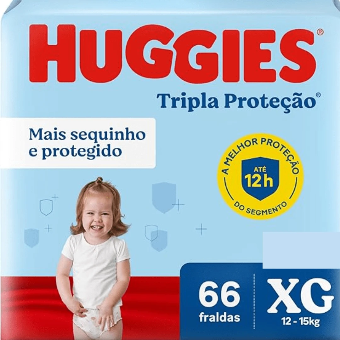 Huggies Triple Protection Disposable Diaper - Size XG - With 66 Units - XL 66 - 查看 1