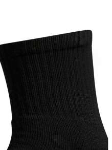 12 pares calcetines de comprension unisex calceta  deportiva o formal para actividades al aire libre - Negro - Ver 5