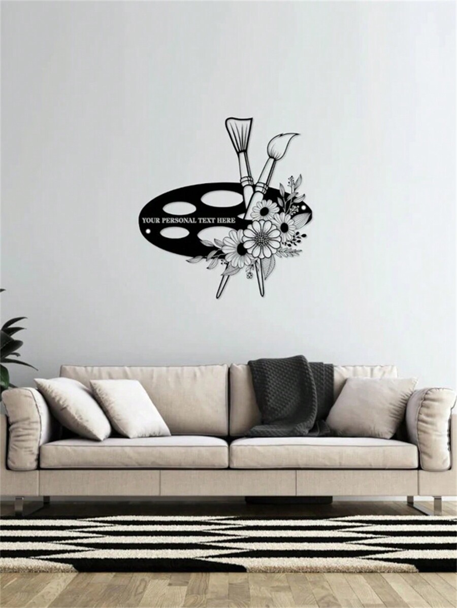 A Custom Wrought Iron Design For Your Personalized Female Painter Male
