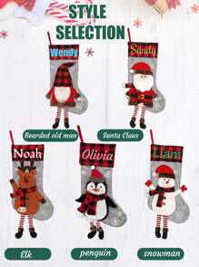 1 pieza Calcetín de Navidad personalizado con nombre, Calcetín de Navidad personalizado, Calcetines de Navidad con nombres, Calcetines de Navidad personalizados, Decoraciones de Navidad, Decoraciones de Navidad para el hogar, Calcetines de Navidad a granel, Regalos de Navidad personalizados para mujeres, madres, mamás, hombres, padres, papás, novios, novias, esposas, esposos, niñas, niños, bebés, niños, perros, gatos, mejores amigos, adolescentes, él, ella, parejas, mejores amigas, novias, damas de honor, parejas, abuelas, abuelos, hermanas, hermanos
