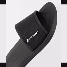 Boys' Slippers Children's Slide Rider Sandal Casual Comfortable Non-Slip Flip Flops Children's Boys' Slippers - 黑色 - 查看 2