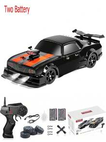 Scale RC Car On Road Electric High Speed Vehicle Racing Drift 4WD Remote Control Car(BLACK)