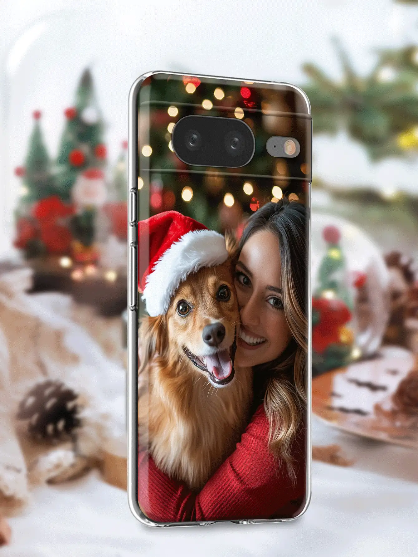1pc Customized Photo TPU 1.0 Transparent Phone Case Compatible With IPhone 16 Pro Max/17 Pro Max, S24U, And Other Models,Customized Phone Cases,Street Casual Chic,International Version, Not The Domestic Version - Clear - View 4