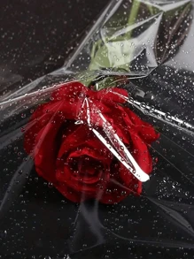 1/2 Rollo de envoltorio de celofán transparente, papel para envolver ramos de flores transparente, papel de envolver a prueba de polvo de plástico para cestas de regalo, flores, manualidades, aperitivos y dulces