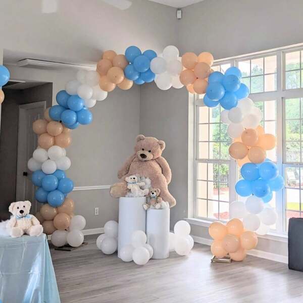 1pc Metal Semi-Circle Stand, Multiple Sizes, Rustic Plastic Stand For Wedding Backdrop, Birthday Party Decor, Applicable For Weddings, Youth Parties, Birthday Decorations, Multi-Functional Indoor/Outdoor Party Support, Wedding, Party Decor, Bridal Shower, Graduation Ceremony, Floral Arrangement (Gold)