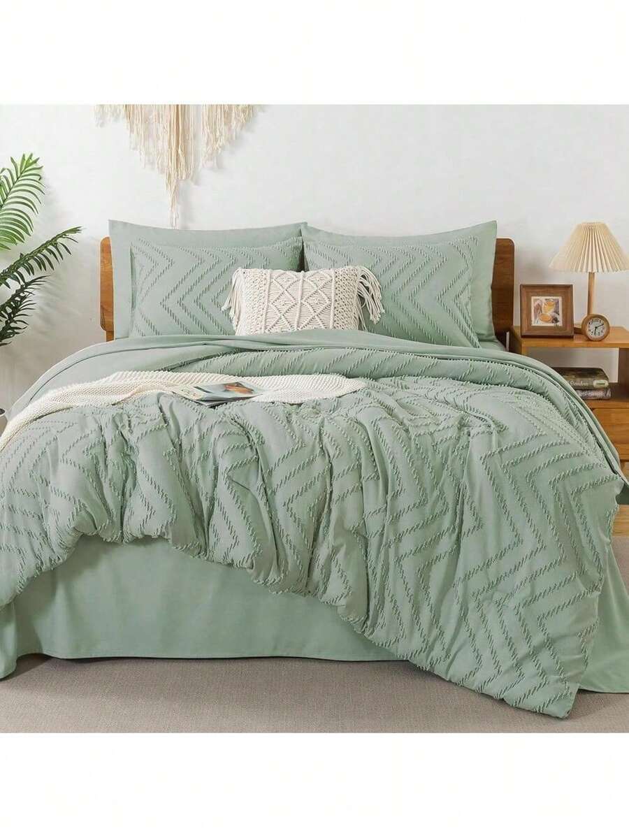 Comforter King Size Set With Sheet Bed In A Bag King Chevron Tufted