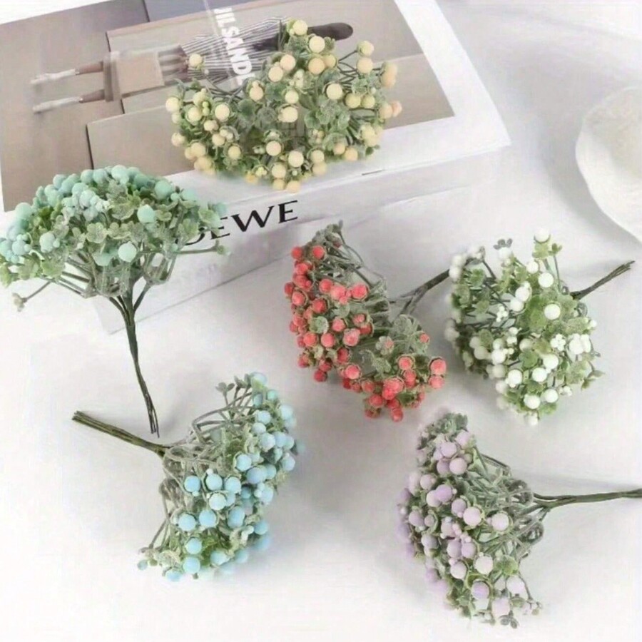 Artificial Flower Long Stem, Artificial Flower False Silk Flowers