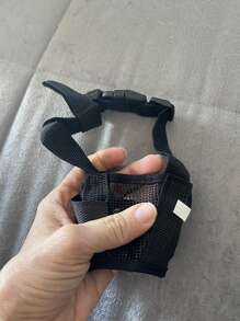 Cubierta para la boca del perro, máscara bebible para perros pequeños y medianos - Negro - Ver 9