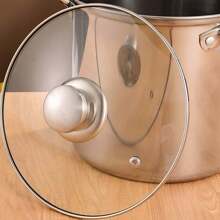 不锈钢厨房电磁炉锅具套装 | 12 件套 | 适用于洗碗机的锅具 | 1 夸脱 + 2 夸脱 + 3 夸脱 + 4 夸脱 + 5 夸脱 + 6 夸脱 | 耐热手柄 | 银色不锈钢导热快，适用于餐厅、家庭厨房、厨房烹饪工具套装