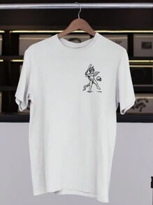 Swag T-Shirt Estliosa Angel Old School Taco Skull Skate Skater Surfer Streetwear 100% Cotton - 白色 - 查看 1