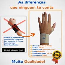 Wrist Brace Wrist Crossfit Orthopedic Sports Football Gym Tendinitis Calisthenics Volleyball Training - màu đen - Xem 3