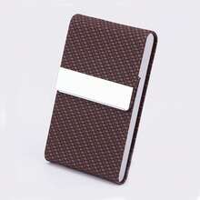 Business Card Box, Card Box, PU Business Card Holder - Multicolor - View 16